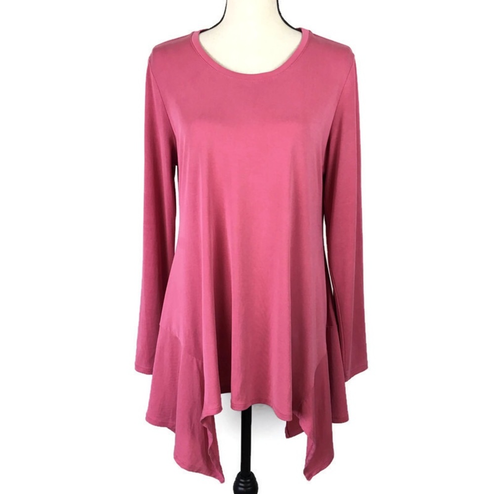 LOGO Sanded Modal Summer Rose Top A301985